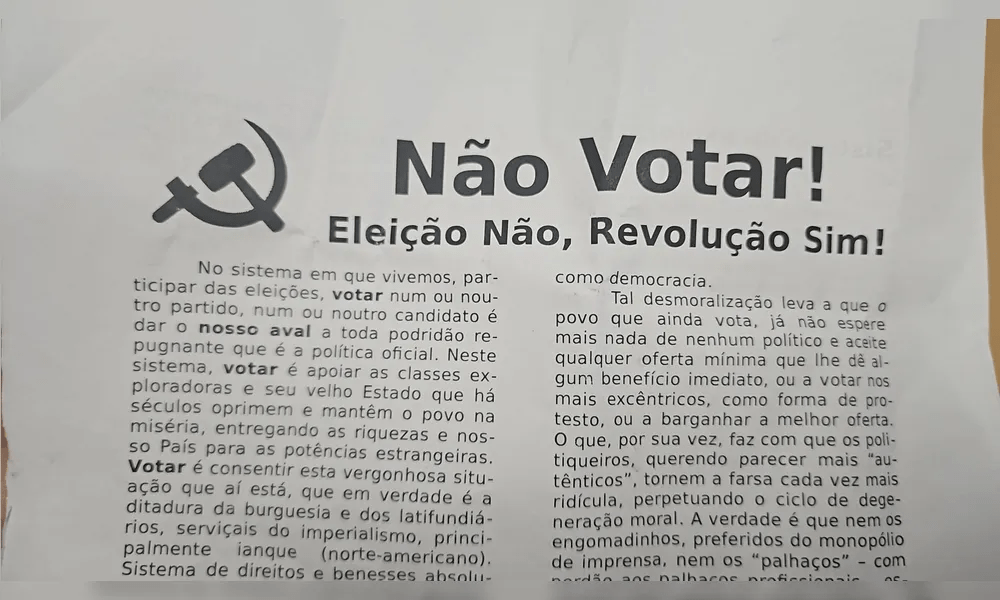 Brasilien: Bombe eksploderer med pjecer for&nbsp;valgboykot