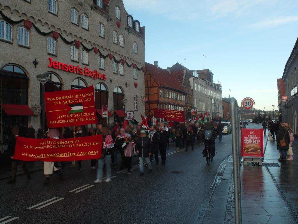 Aalborg: Demonstration for&nbsp;Palæstina