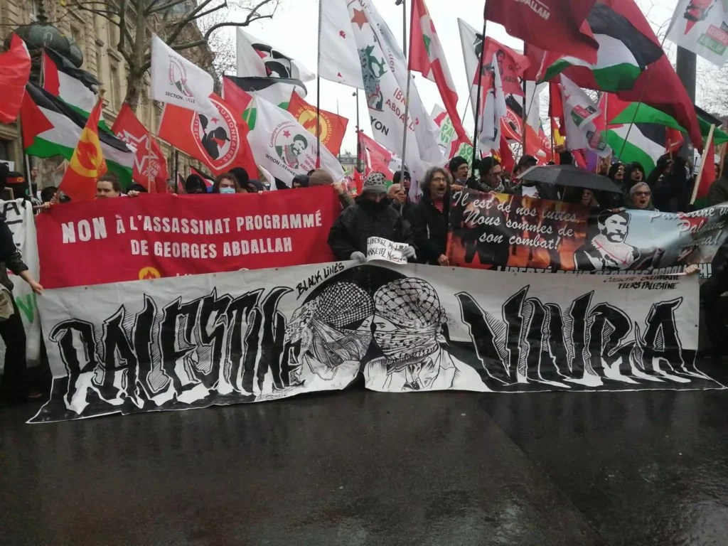 Frankrig: Rapport og udtalelse om demonstrationen for Georges Abdallahs befrielse den 21.&nbsp;december