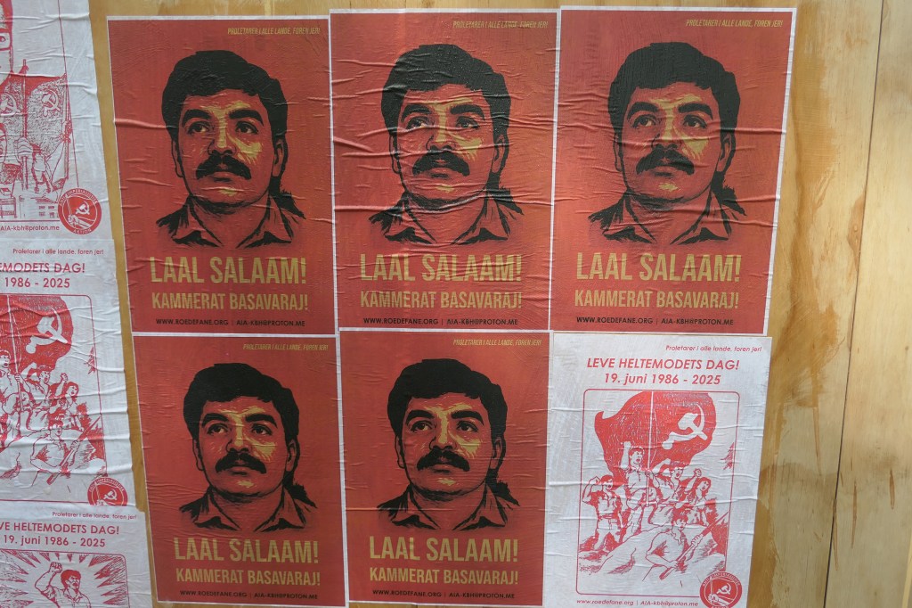 Rapport over aktioner for Kammerat Basavaraj i&nbsp;Danmark