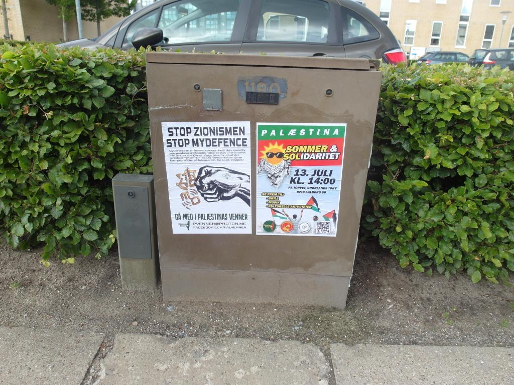 Aalborg: Plakatstorm for&nbsp;Palæstina