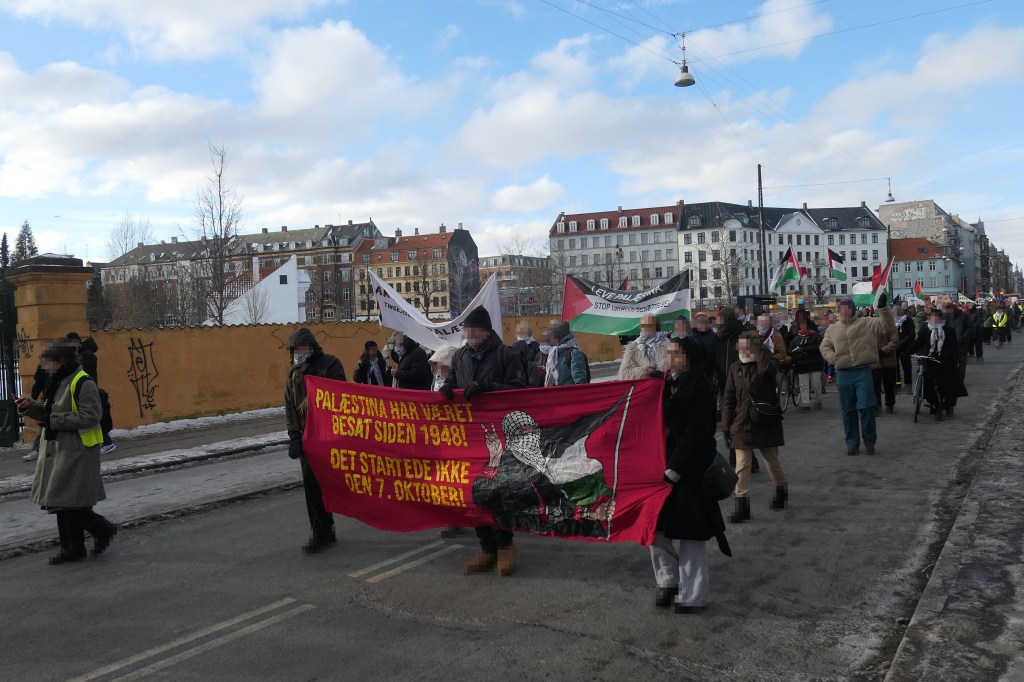 København: Indtryk fra Palæstina-stordemo den 1. februar