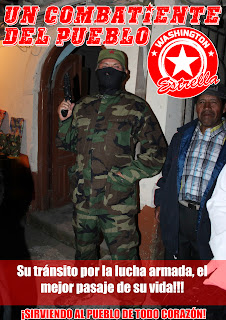 KAMMERAT WASHINGTON ESTRELLA. TILSTEDE I KAMPENE FOR KLASSEN OG VERDENS UNDERTRYKTE&nbsp;FOLK!