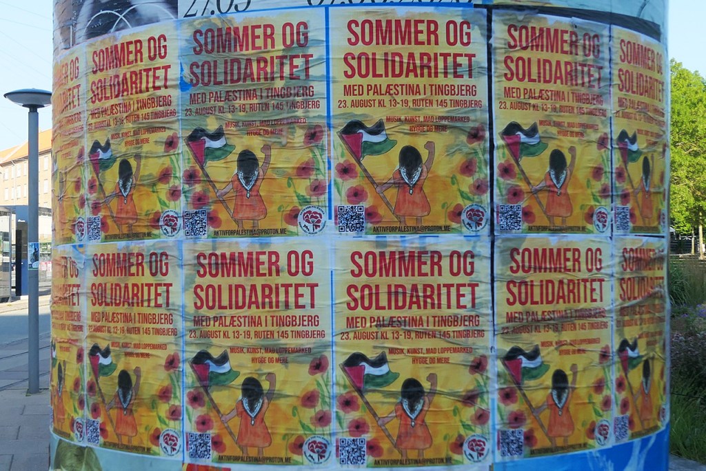 Søndag den 23. august: Kom til Sommer og Solidaritet med Palæstina i Tingbjerg!